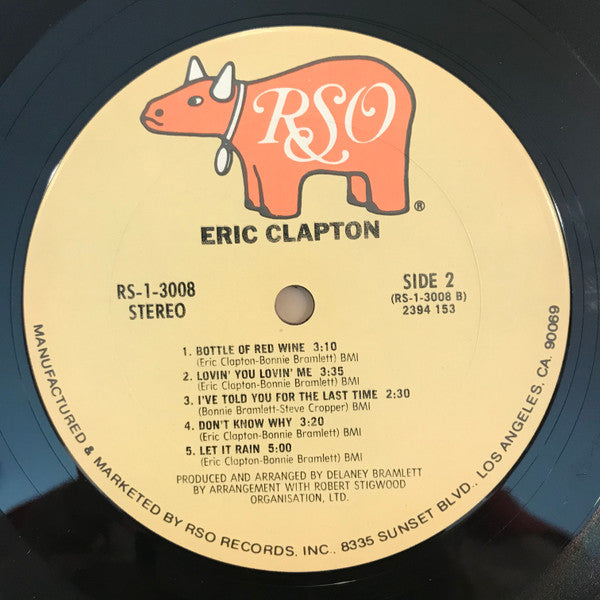 Eric Clapton : Eric Clapton (LP, Album, RE, Pit)
