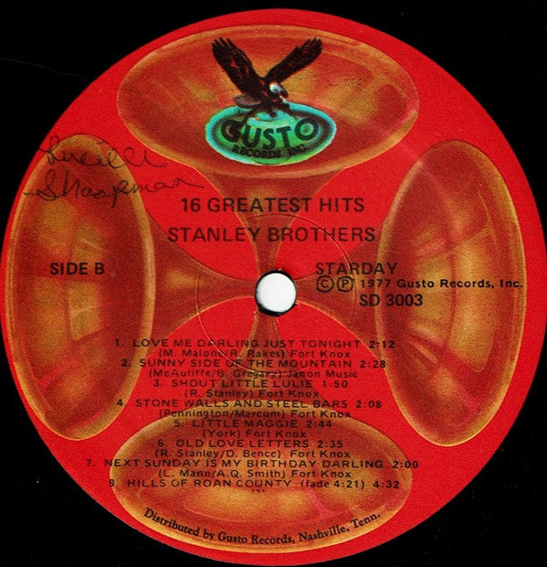 Stanley Brothers* : 16 Greatest Hits (LP, Comp, Hor)