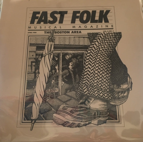 Various : Fast Folk Musical Magazine - The Boston Area (April 1985 - Vol. 2, No. 4) (LP, Album, W /)