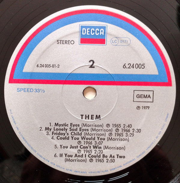 Them (3) Featuring Van Morrison : Them Featuring Van Morrison (LP, Comp, Sil)