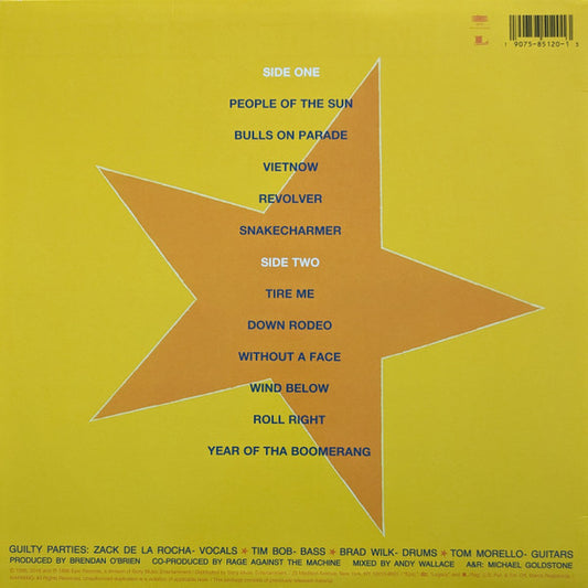 Rage Against The Machine : Evil Empire (LP, Album, RE, RM, 180)