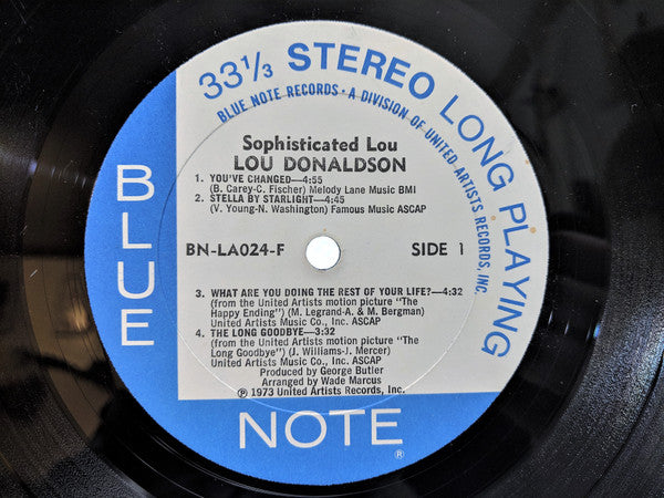 Lou Donaldson : Sophisticated Lou (LP, Album)