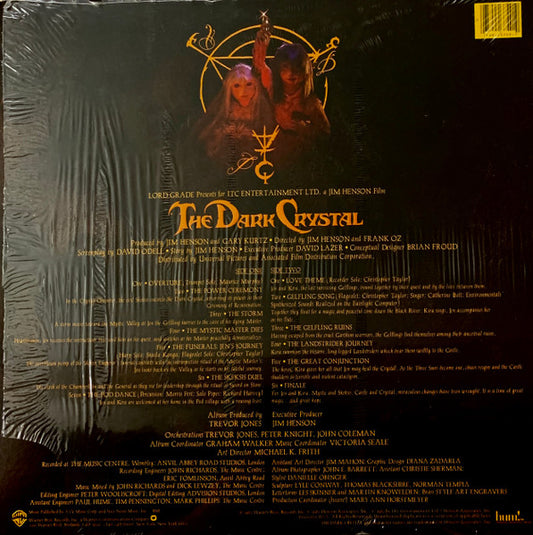 Trevor Jones, The London Symphony Orchestra* Conducted By Marcus Dods : The Dark Crystal (The Original Sound Track) (LP, Album, Emb)