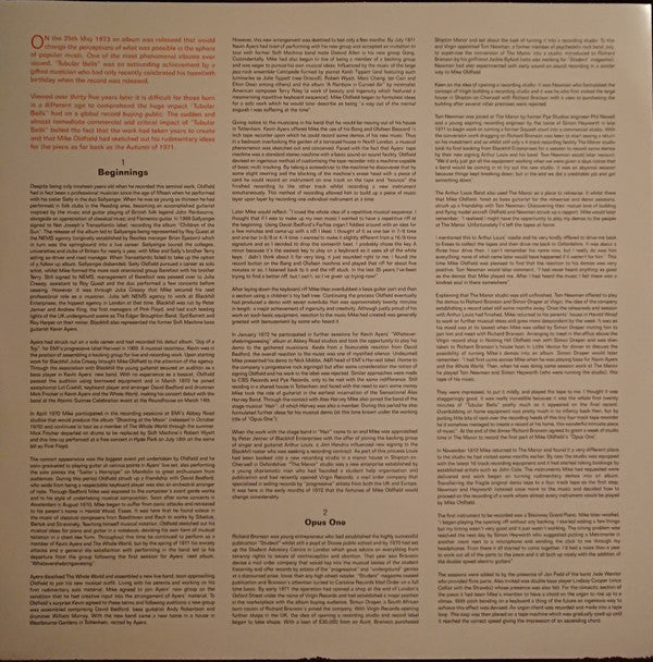 Mike Oldfield : Tubular Bells (LP, Album, Ltd, RE, RM, Gre)