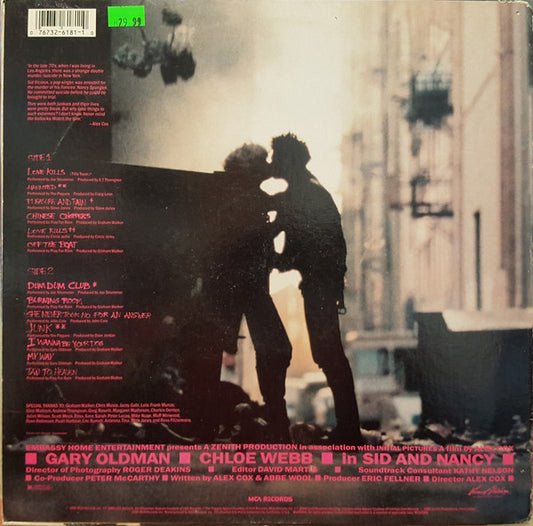 Various : Sid & Nancy: Love Kills (Music From The Motion Picture Soundtrack) (LP, Album, Glo)