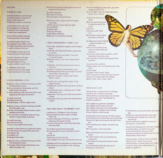 Joni Mitchell : Clouds (LP, Album, RP, Pit)