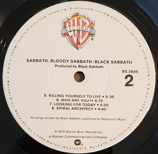 Black Sabbath : Sabbath Bloody Sabbath (LP, Album, RE, Win)