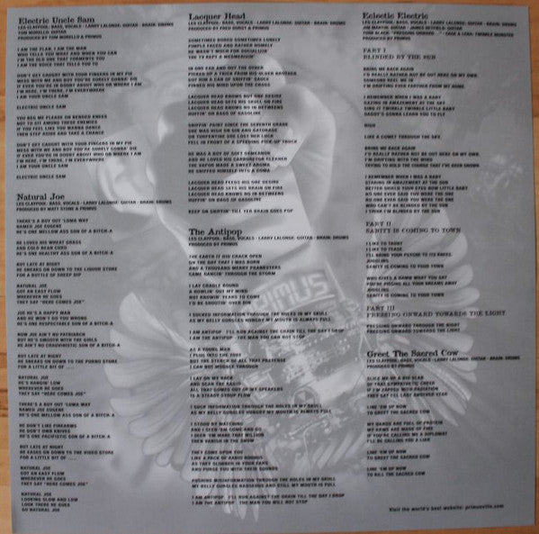 Primus : Antipop (2xLP, Album, RE)