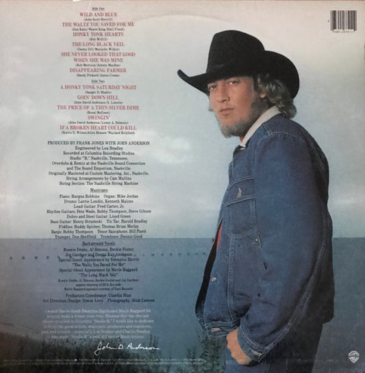 John Anderson (3) : Wild & Blue (LP, Album, Win)