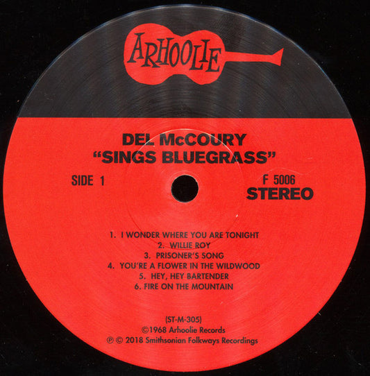Del McCoury : Del McCoury Sings Bluegrass (LP, Album, RE, RM)