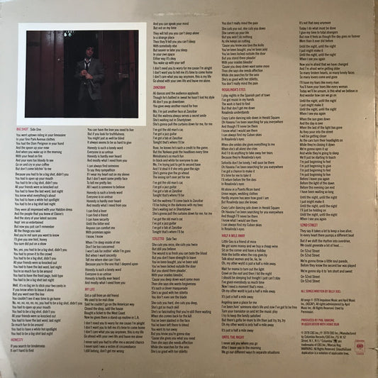 Billy Joel : 52nd Street (LP, Album, Kee)