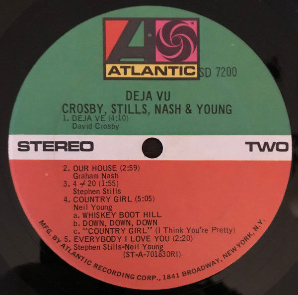 Crosby, Stills, Nash & Young : Deja Vu (LP, Album, M/Print, RP, RI-)