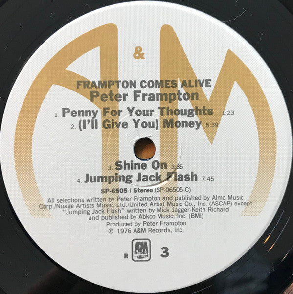 Peter Frampton : Frampton Comes Alive! (2xLP, Album, RE, Ind)