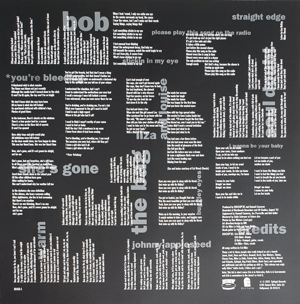 NOFX : White Trash, Two Heebs And A Bean (LP, Album, RE)