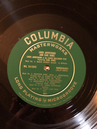 Louis Armstrong And Earl Hines : The Louis Armstrong Story, Volume III: Louis Armstrong And Earl Hines (LP, Comp, Mono)