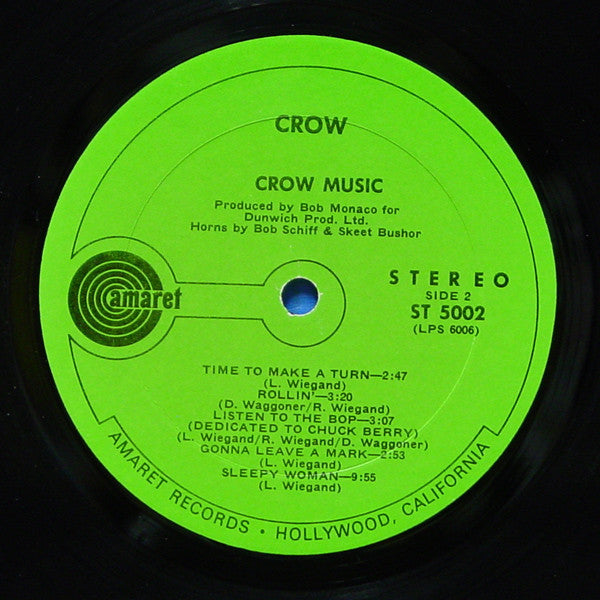 Crow (4) : Crow Music (LP, Album)