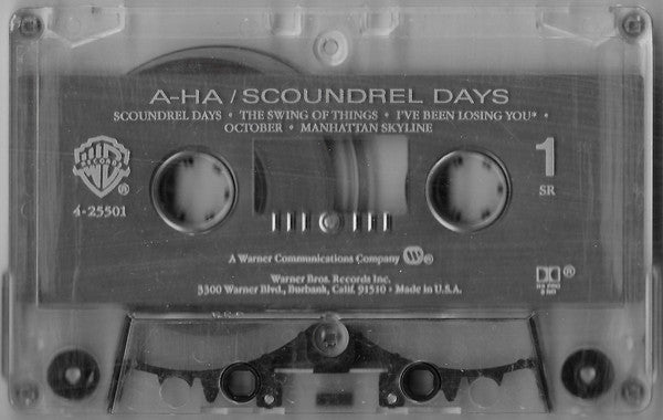 a-ha : Scoundrel Days (Cass, Album, Tra)