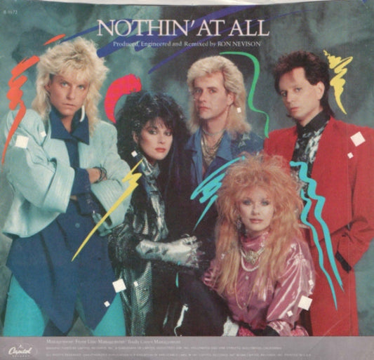 Heart : Nothin' At All (7", Single, Styrene, All)