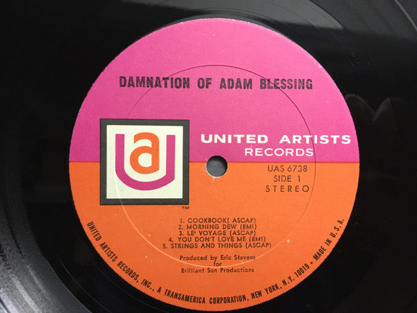 Damnation Of Adam Blessing : The Damnation Of Adam Blessing (LP, Album)