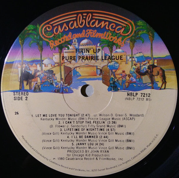 Pure Prairie League : Firin' Up (LP, Album, 26 )