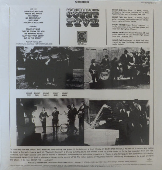 Count Five : Psychotic Reaction (LP, Album, RE, 180)