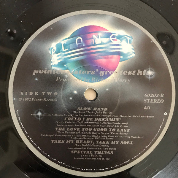Pointer Sisters : Pointer Sisters' Greatest Hits (LP, Comp, All)