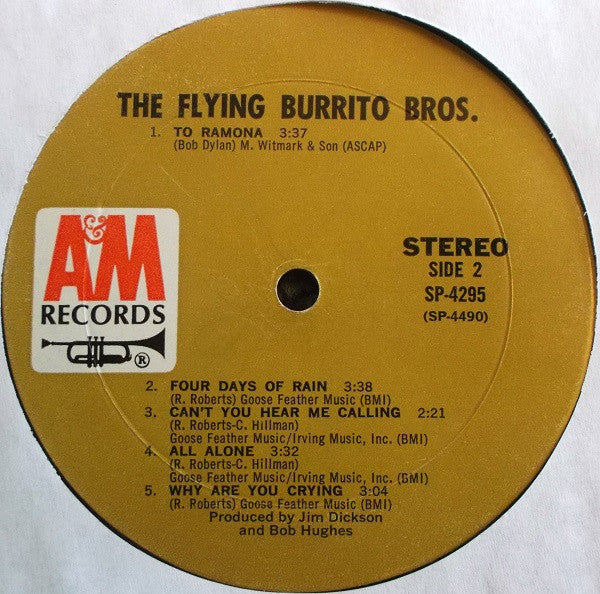 The Flying Burrito Bros.* : The Flying Burrito Bros. (LP, Album, Mon)