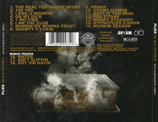 Plies : The Real Testament (CD, Album, Bes)