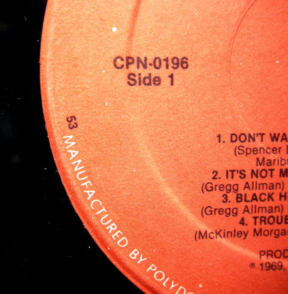 The Allman Brothers Band : The Allman Brothers Band (LP, Album, RE)