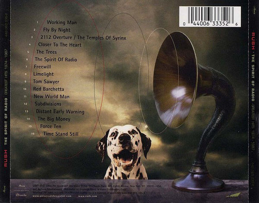 Rush : The Spirit Of Radio (Greatest Hits 1974-1987) (CD, Comp, RE)