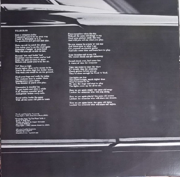 Nazareth (2) : Close Enough For Rock 'N' Roll (LP, Album, Ter)