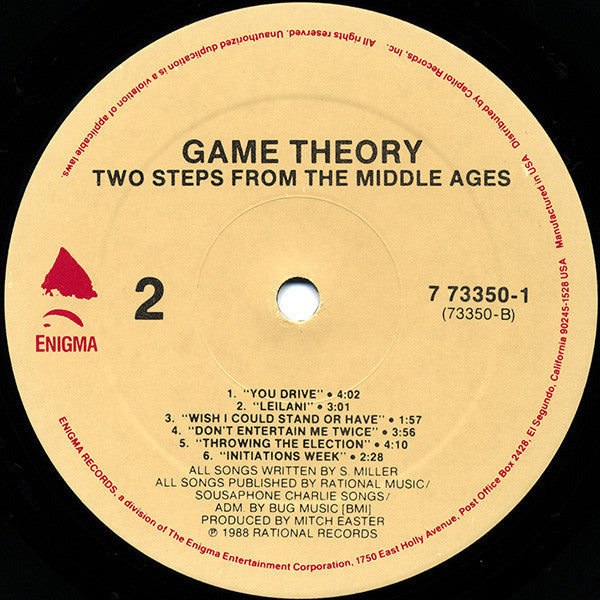 Game Theory : Two Steps From The Middle Ages (LP, Album)