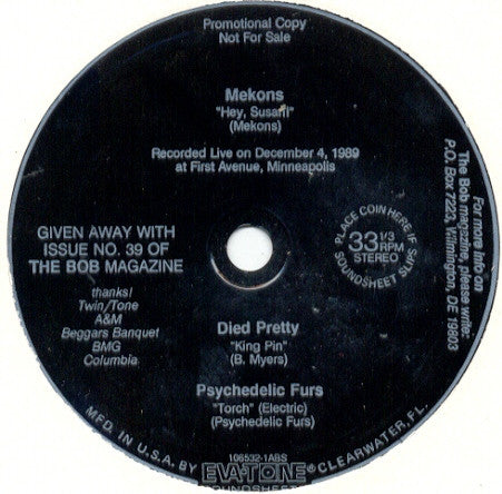 Mekons* / Died Pretty / Psychedelic Furs* : Untitled (Flexi, 7", Promo, Mag)