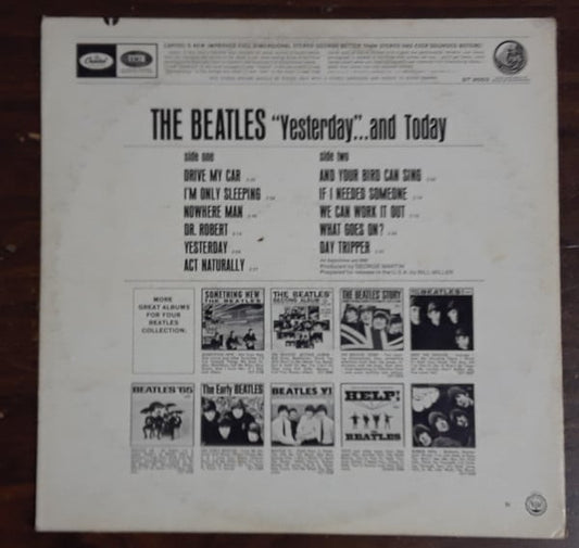 The Beatles : Yesterday And Today (LP, Album, Comp, RE, Scr)
