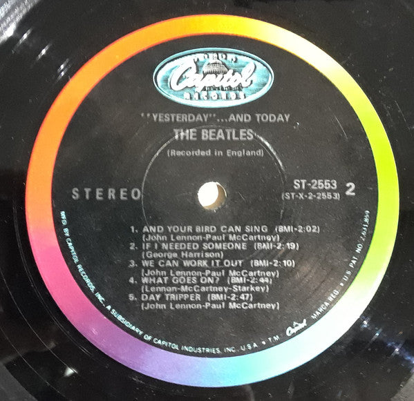 The Beatles : Yesterday And Today (LP, Album, Comp, RE, Scr)