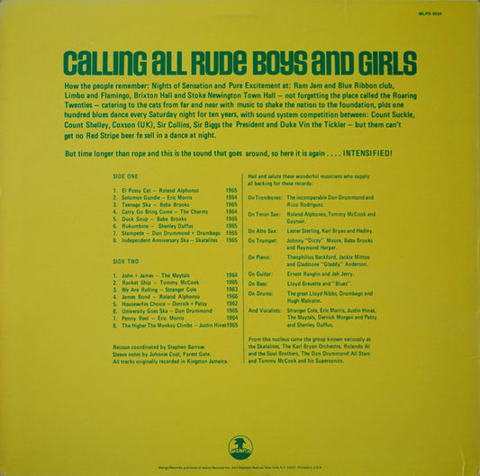 Various : Intensified! Original Ska 1962-1966 (LP, Comp)