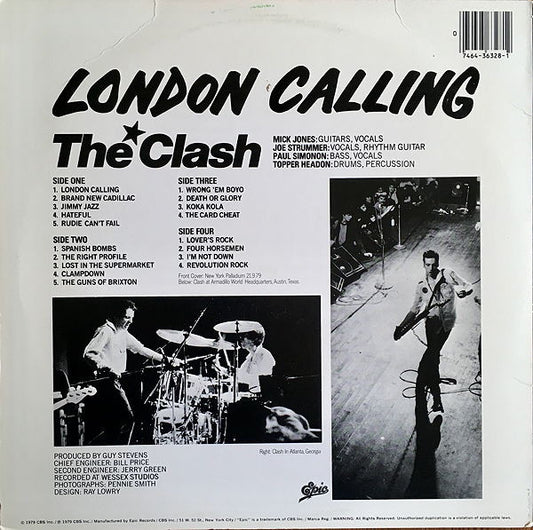 The Clash : London Calling (2xLP, Album, Pit)