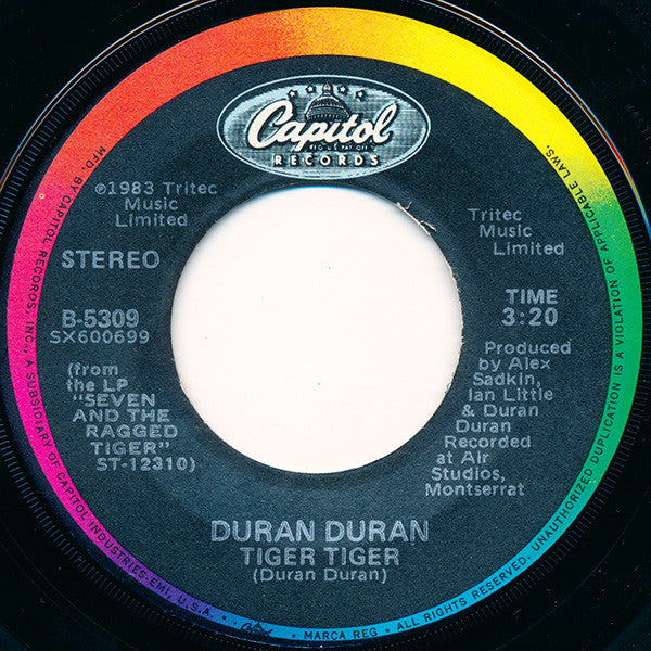 Duran Duran : New Moon On Monday (7", Single, Win)