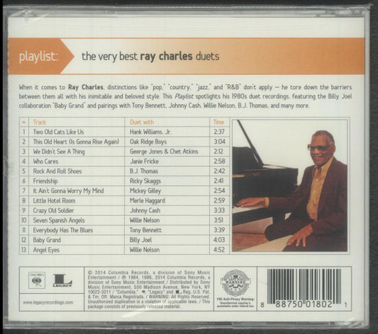 Ray Charles : Playlist: The Very Best Ray Charles duets (CD, Comp)