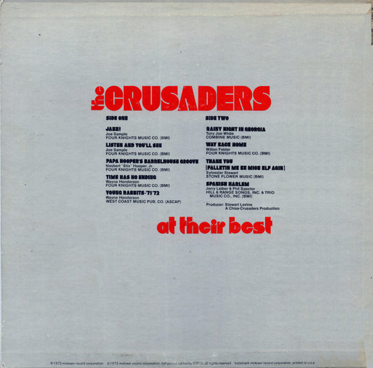 The Crusaders : At Their Best (LP, Comp)