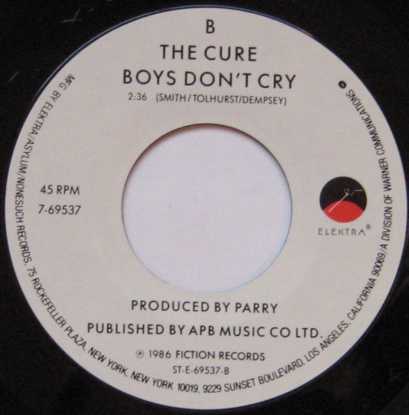 The Cure : Let's Go To Bed (7", Single)