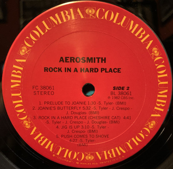 Aerosmith : Rock In A Hard Place (LP, Album, Car)