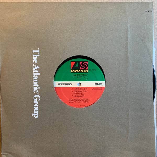 Jan Akkerman : Live (LP, Album, MO )
