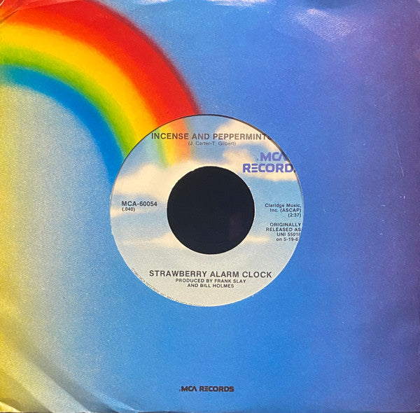 Strawberry Alarm Clock : Incense And Peppermints (7", Single, RE, Pin)
