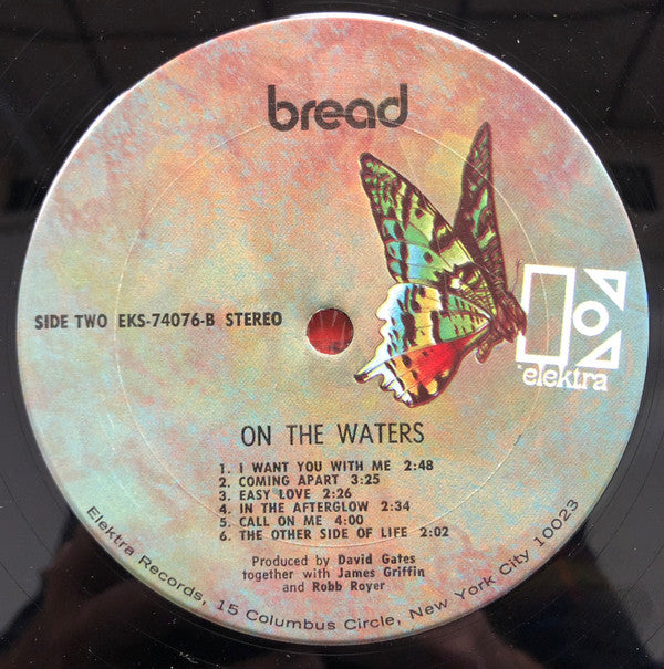 Bread : On The Waters (LP, Album, Pit)
