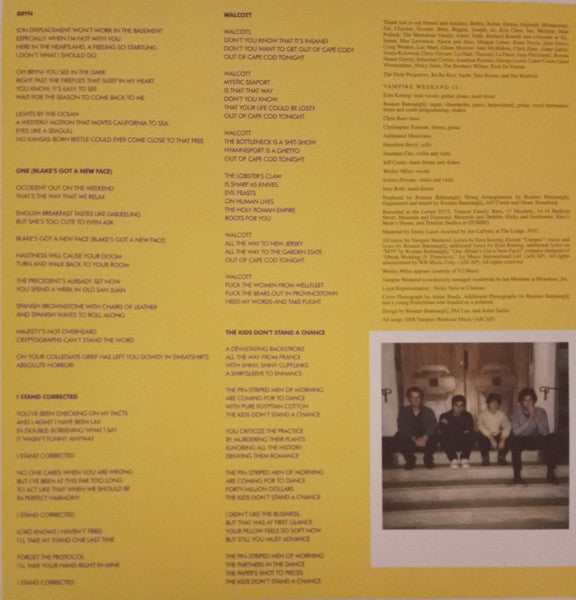 Vampire Weekend : Vampire Weekend (LP, Album)