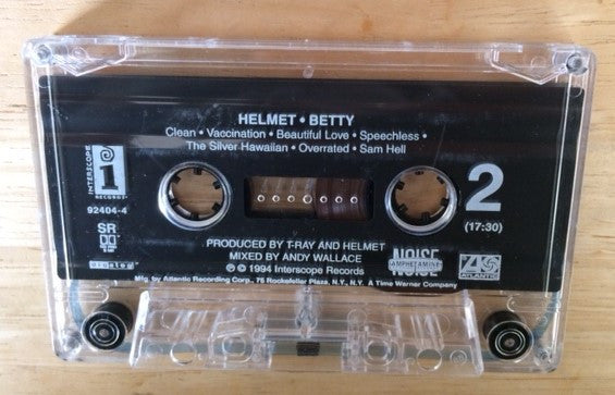 Helmet (2) : Betty (Cass, Album)