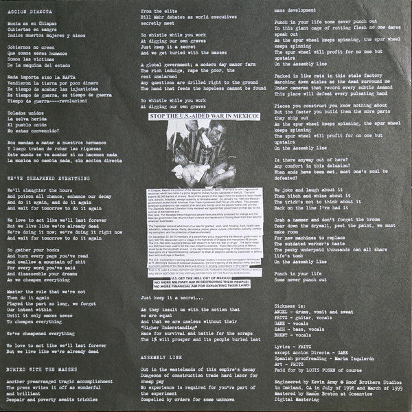 Falling Sickness, Dysentery (3) : Split (10", Ltd, bla)