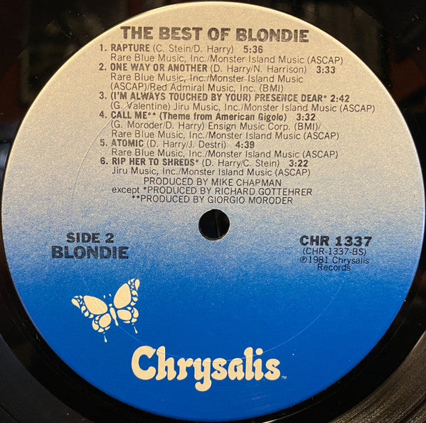 Blondie : The Best Of Blondie (LP, Comp, San)