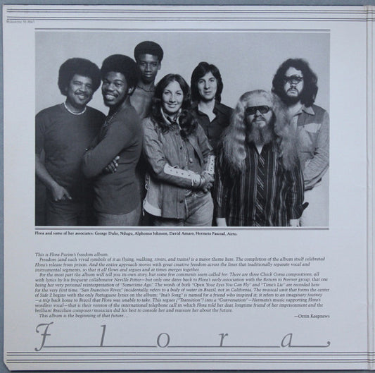 Flora Purim : Open Your Eyes You Can Fly (LP, Album, San)
